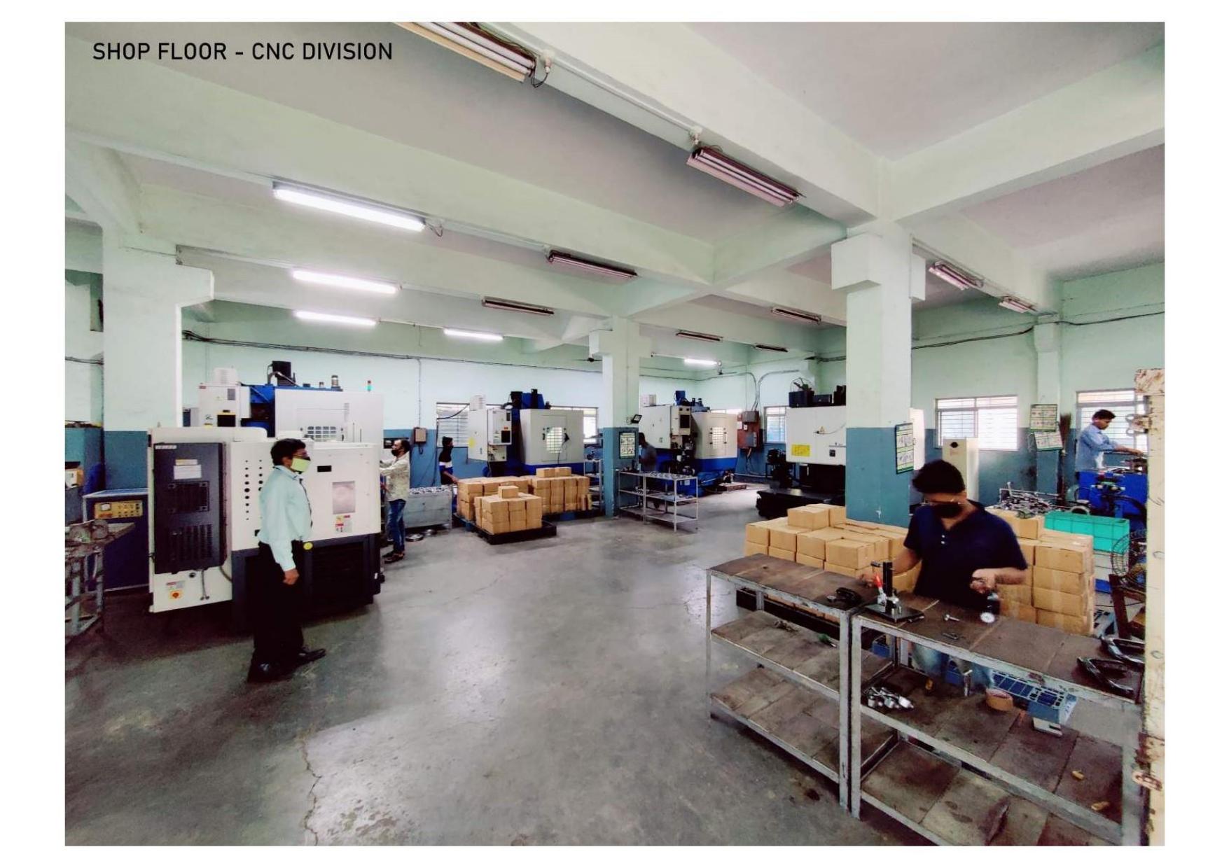Precision machining setup at Jekuma